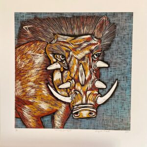 Warthog Journey I 66x64cm