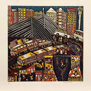 Johannesburg View II 66x64cm