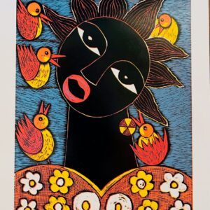 Singing With The Birds, 90x66cm