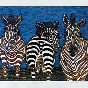 Zebra Journey II 66x90cm