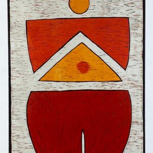 Red Woman 84x66cm