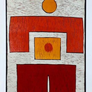 Red Man, 84x66cm