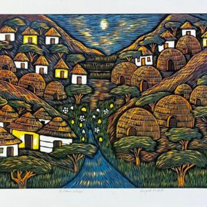 Entabeni Village , 66x90 SOLD