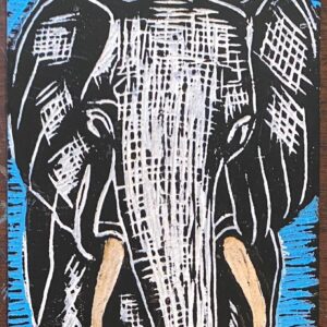 Elephant Look II, 20x12,5cm SOLD