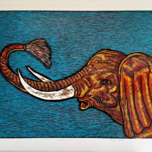 Elephant Horn, 66x90cm